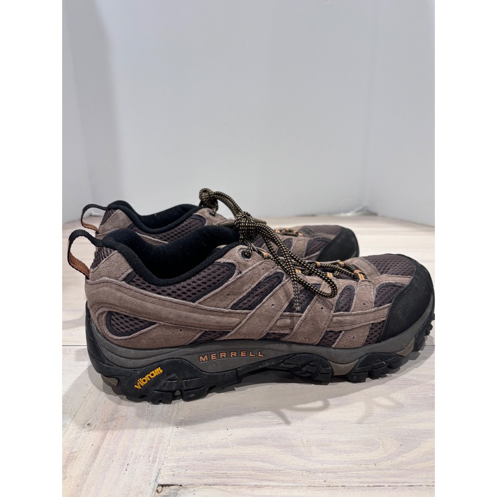 Merrell Moab 2 Vent Hiking Shoes Mens 10W Walnut Brown Suede Mesh J06011W